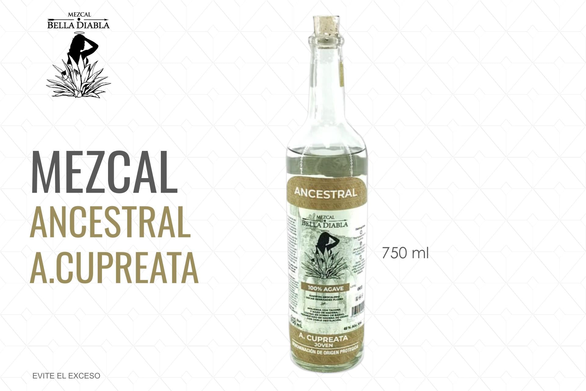 Bella Diabla Mezcal Ancestral A. Cupreata