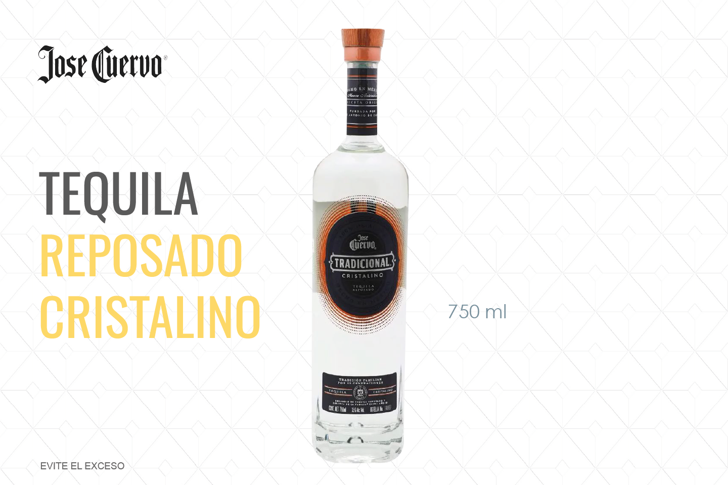 José cuervo Tradicional Reposado Cristalino