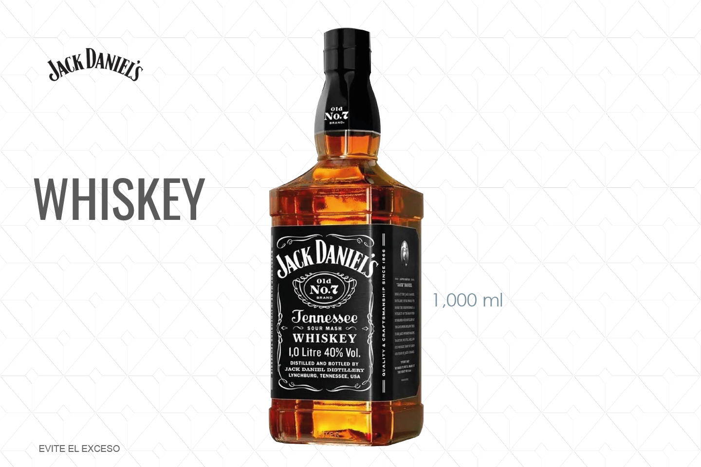 Jack Daniel´s 1,000 ml